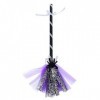 BESPORTBLE Balai de sorcière en plastique pour Halloween - Accessoire de déguisement pour enfant - Violet