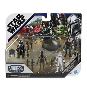 Star Wars Mission Fleet, Défendre lenfant, 5 Figurines de 6 cm avec Accessoires, Jouets pour Enfants, à partir de 4 Ans