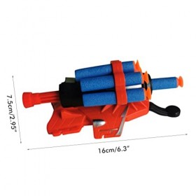 Zhangpu Gant de Lanceur pour Spiderman, Gant de Cosplay en Plastique pour Enfants, Excellent Cadeau pour Les Fans, Jouets édu