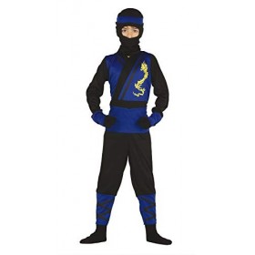 Guirca- Déguisement de Ninja Bleu, pour Enfants, 87474.0, Unique, 5-6 años