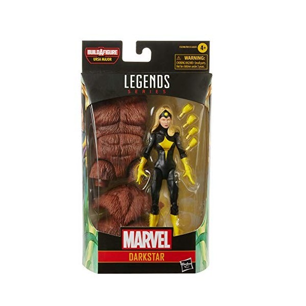 Hasbro Marvel Legends Series, figurine Darkstar de 15 cm, design et articulations premium, avec 2 accessoires et pièce Build-