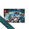 Harry Potter Adventskalender Lego 76390 Calendrier de lAvent 2021 – Set jouets avec 6 figurines et plateau jeu pour enfants 