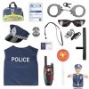 LUFEIS Déguisement Policier Enfant, Costume Policier Enfant, Police Deguisement Enfant, Policier Costume Accessoires, Police 