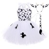 OBEEII Déguisement Danimaux Enfant Robe de Léopard/Girafe/Zèbre/Tigre/Vaches Tutu Princesse Cosplay Carnaval Halloween Fêtes