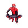 YILYMINA Spiderman Costume Spiderman pour enfant - Spandex - Robe daction et accessoires de fête - Costume dHalloween - 140