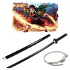 Épée De Samouraï Kamado Tanjiro De Demon Slayer Katana Avec Fourreau, Sabre Darmes Ninja Pour Enfants, Épée DAnime Accessoi