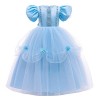 MYRISAM Robe de Cendrillon Papillon Déguisements Filles Princesse Cinderella Costume de Carnaval Halloween Cosplay Noël Robe 