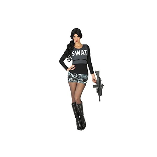 Atosa - 17524 - Déguisement - Policière SWAT - Taille M/L