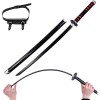 Asenmao Épée De Samouraï Anime Faite À La Main Katana en Bois pour Les Amateurs Danime - 76/104cm Couteau en Bambou Accessoi