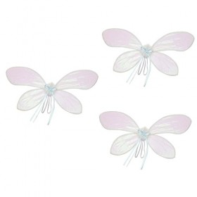 EXCEART 3 Pièces Ailes De Papillon Colorées Filles Robe Formelle Fille Robes Robe Ailes De Fée Accessoire Photo Ailes De Fée 