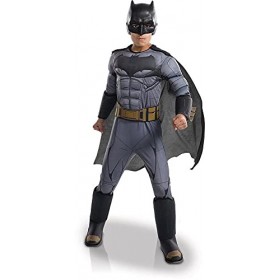Rubies - Panoplie Déguisement Luxe Officiel - Batman Justice League, enfant, 155071L, Taille L 7 à 8 ans