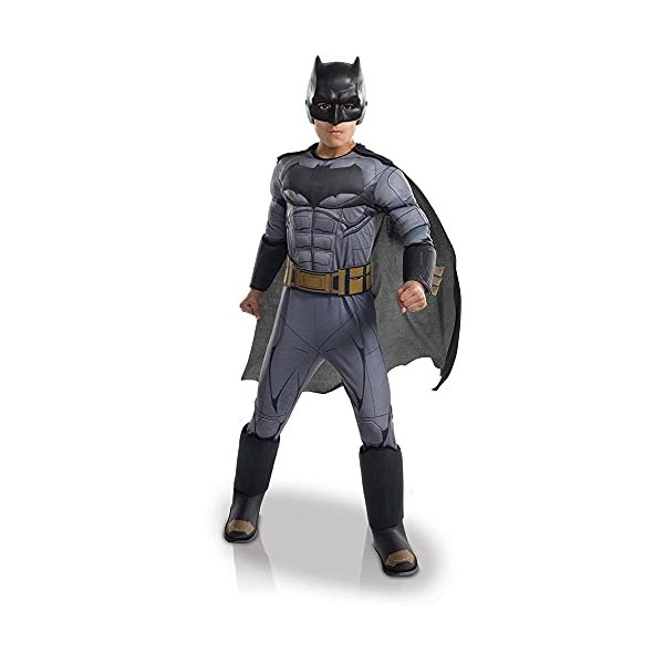 Rubies - Panoplie Déguisement Luxe Officiel - Batman Justice League, enfant, 155071L, Taille L 7 à 8 ans