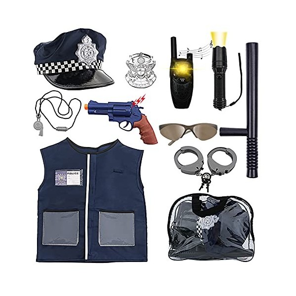 Ensemble d'accessoires de police pour enfants