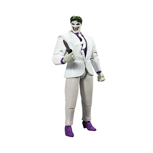 DC Multiverse - DC Build A Figure - Figurine McFarlane 17cm Le Joker Dark Knight Returns - Gris - TM15437