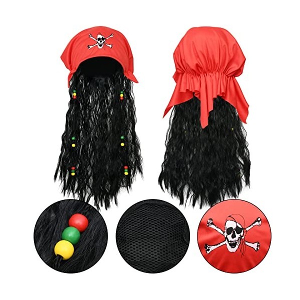 Tacobear Déguisement Pirate Enfant Fille Costume Pirate Enfant avec