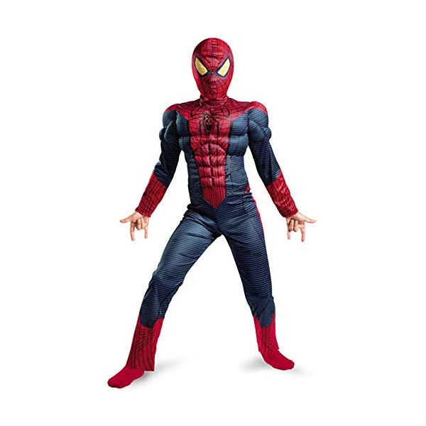 LGYCB Spider-Man Déguisement de super-héros pour enfant Thème Noël Jeu de rôle Collants 130 ~ 140 cm , Spiderman 