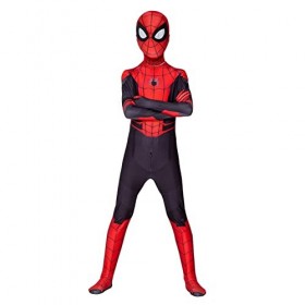 Costume Spiderman noir pour garçons de 7 à 8 ans - Costume Cosplay pour enfants et adultes - Costume pour Halloween et carnav