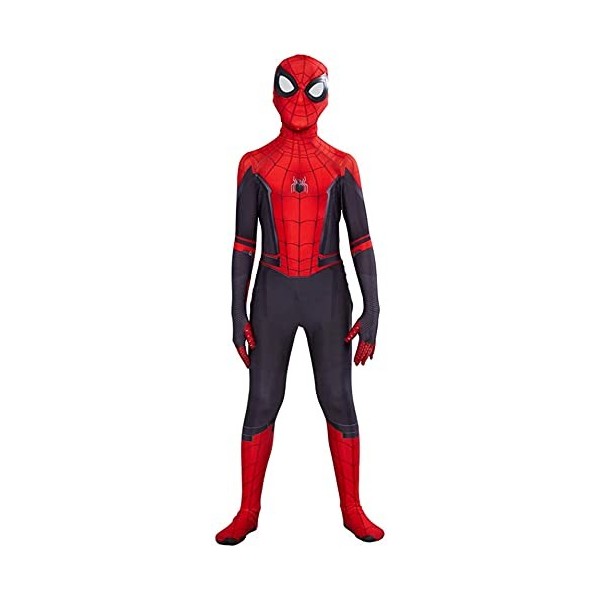 Waeihh Kids Spiderman Costume 3D Anime pour enfants - Accessoire pour fête, Halloween, carnaval, cosplay - Combinaison de sup