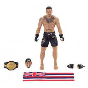 UFC Ultimate Series Max Holloway Figurine Collector édition limitée 15,2 cm – Comprend Une tête et des Mains de Rechange, Un 