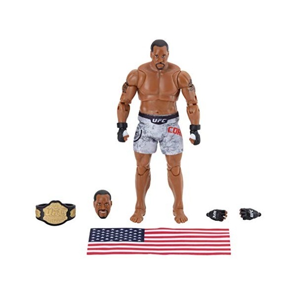 UFC Ultimate Series Max Holloway Figurine Collector édition limitée 15,2 cm – Comprend Une tête et des Mains de Rechange, Un