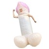 Costume gonflable pour adultes - Costume gonflable amusant pour enterrement de vie de jeune fille - Costume de préservatif go