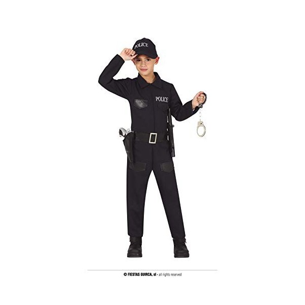 Déguisement uniforme policière et accessoires Fille 12 ans
