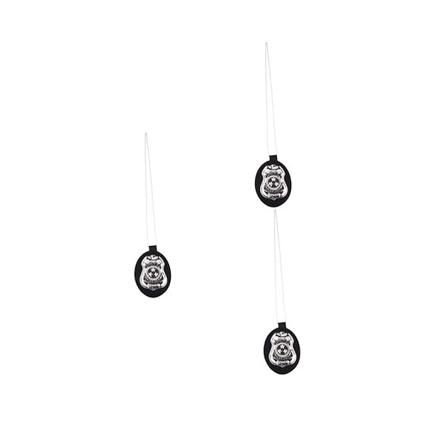 Toyvian 10 Pièces Insigne De Police Collier Collier De Bal Fournitures De Maquillage Collier Pour Le Bal Maquillage Trucs Ins