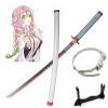 RYPDKM Demon Slayer Épée Kanroji Mitsuri, Japonais Anime Bois Katana, Cosplay Accessoire Lame De Bambou, Anime Amateur Darme