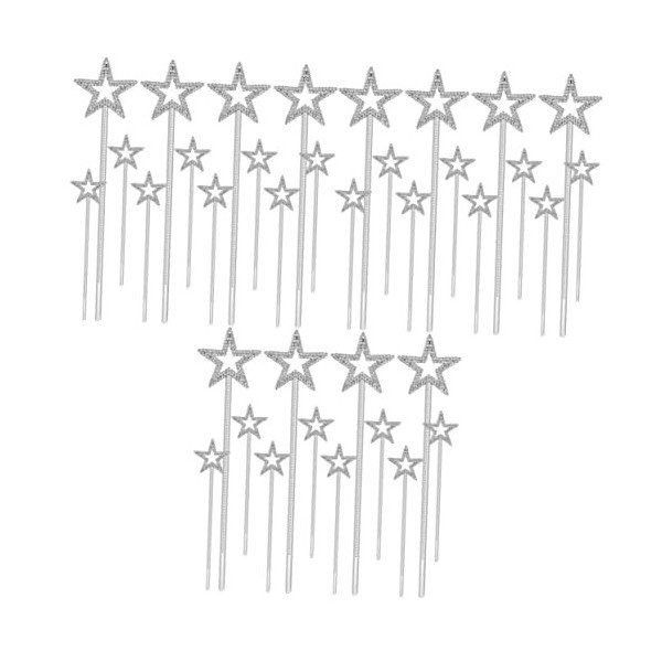 Toyvian 24 Pièces Filles Elfes Performance Et Fée Princesse pour Accessoires Ange Faveurs De Mariage Halloween Enfants Portab