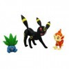 Pokemon Lot de 3 Figurines de Combat – Comprend Chimchar, Oddish et 7,6 cm Umbreon PKW2682 