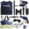 Costume De Police Pour Enfants, Jeu De Simulation De Police, Jeu De Rôle De Jde Police Pour Fête Déguisée DHalloween, Costum