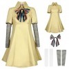 Amycute Déguisement M3gan Robe Fille Costume Megan M3GAN Robots Uniforme Scolaire Fête Cosplay Accessoire Deguisement Film Ho