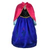 Lito Angels Deguisement Reine des Neiges Robe Costume Princesse Anna avec Cape et Accessoires Enfant Fille, Taille 3-4 ans, B