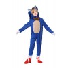Enfants Deguisement Sonic Costume Shadow Hedgehog Costume with Gloves Headpiece, Knuckles Sonic Halloween Cosplay for Boys