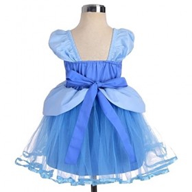 Lito Angels Deguisement Robe en Tulle Princesse Cendrillon avec Accessories Enfant Fille, Anniversaire Fete Carnaval Costume 