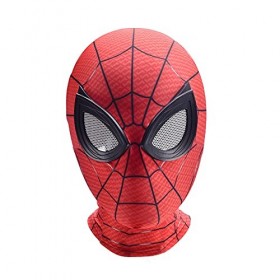 Enfants Spiderman Avenger Vêtement Garçon Cosplay Super-héros Masque Capuche Body Film Casque Costume Halloween Lycra Accesso