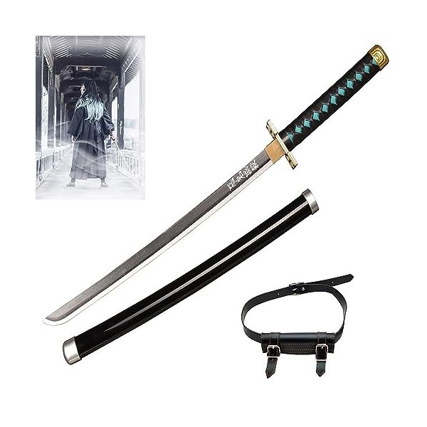 Halloween Cosplay Accessoire Épée De Samouraï, Lame De Bambou Katana Tokitou Muichirou Demon Slayer Sword, Fans DAnime Objet