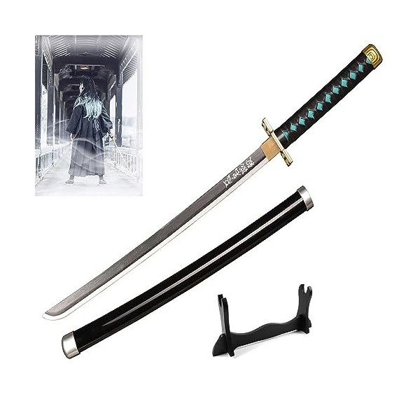 Halloween Cosplay Accessoire Épée De Samouraï, Lame De Bambou Katana Tokitou Muichirou Demon Slayer Sword, Fans DAnime Objet