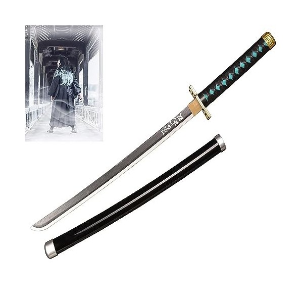 Halloween Cosplay Accessoire Épée De Samouraï, Lame De Bambou Katana Tokitou Muichirou Demon Slayer Sword, Fans DAnime Objet