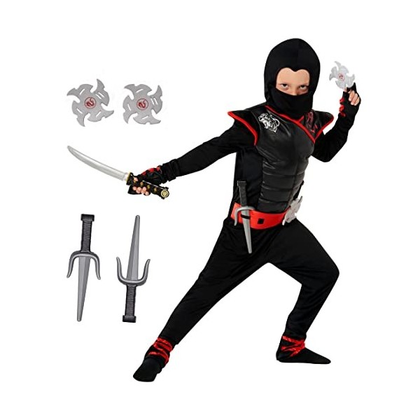 Morph Déguisement Ninja Enfant, Deguisement Enfant Ninja Noir, Deguisement Ninja Enfant, Déguisement Enfant Ninja, Ninja Degu