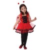 GIFT TOWER Déguisement Petite Fée Coccinelle Princesse Halloween Carnaval Costume Cosplay Enfant Fille 7-9 ans 