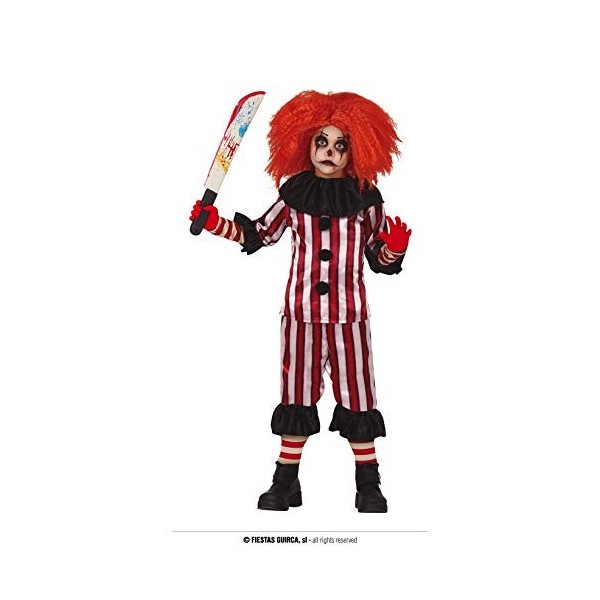 Fiestas Guirca Déguisement Costume Clown Garçon Halloween Enfant 10-12 ans