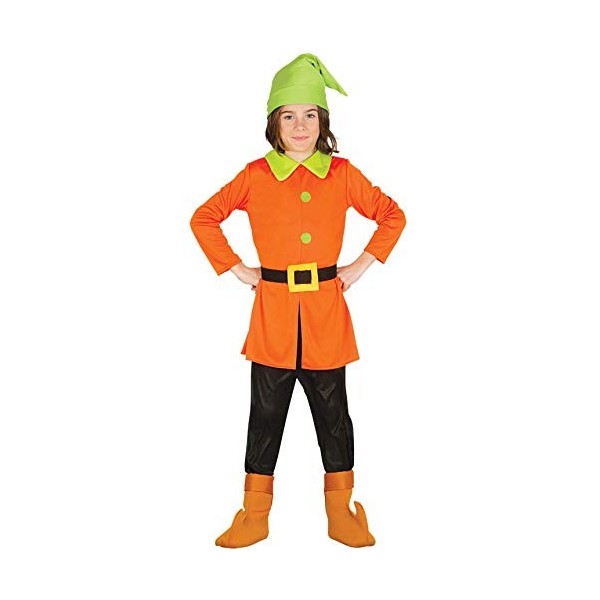 Déguisement Nain Orange Enfant T-3/4 Ans