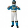 Rubies - Saban - Déguisement Pour Enfant Classique Bleu Power Rangers Mega Force - Taille L- I-887758L