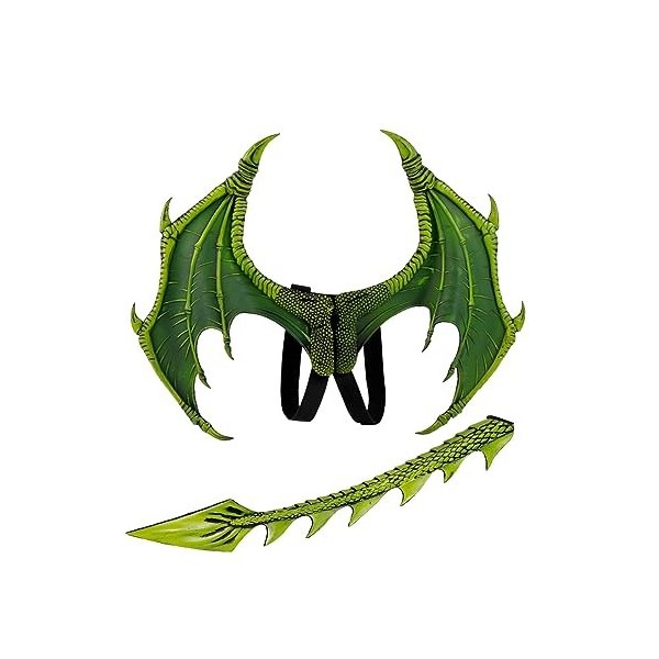 Perfeclan Costume de Dragon pour Enfants, Accessoires de Cosplay, Jeu Imaginatif, Jeu de Simulation, Déguisement DHalloween,