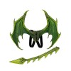 Perfeclan Costume de Dragon pour Enfants, Accessoires de Cosplay, Jeu Imaginatif, Jeu de Simulation, Déguisement DHalloween,