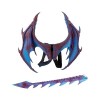 Perfeclan Costume de Dragon pour Enfants, Accessoires de Cosplay, Jeu Imaginatif, Jeu de Simulation, Déguisement DHalloween,