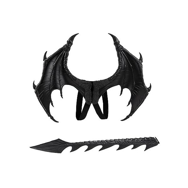 Perfeclan Costume de Dragon pour Enfants, Accessoires de Cosplay, Jeu Imaginatif, Jeu de Simulation, Déguisement DHalloween,
