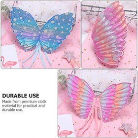 TOYANDONA 5 pièces Enfants métalliques Ailes de fée Accessoires Fantaisie Robe Cosplay Accessoires de déguisement