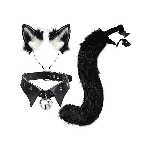 Costume Halloween Unisexe Chat Avec Oreilles - Bandeau Oreilles, Léger Et Confortable - 7
